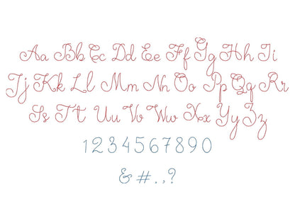 Mini Bean Stitch Handwritten Font