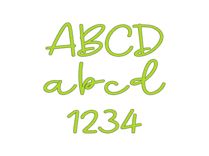 Fill Stitch Handwritten Script Font