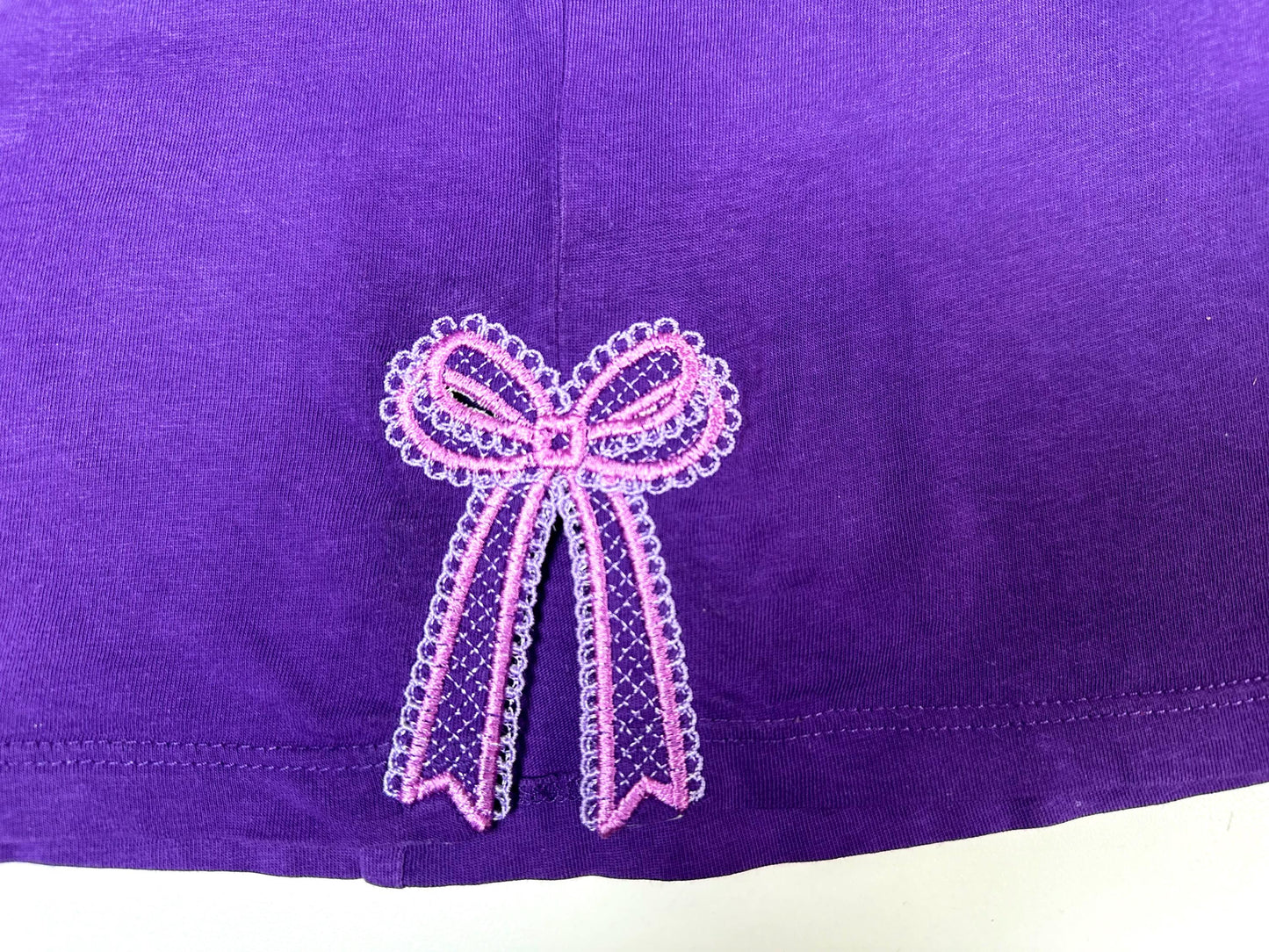 Mini Lace Bow Applique