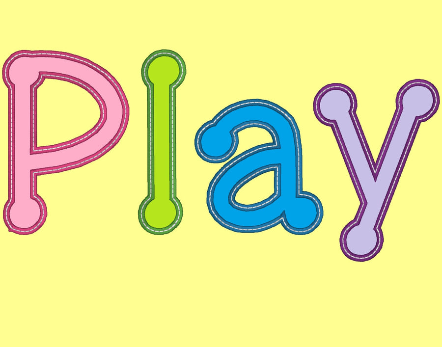 Dot To Dot Font Applique