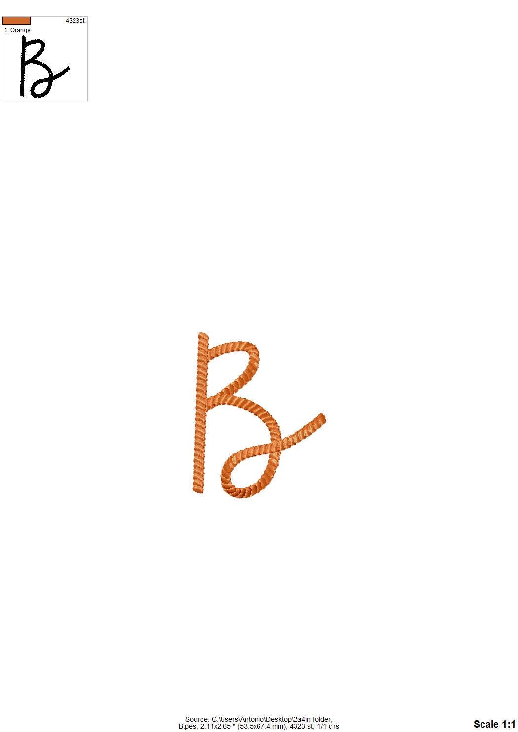 Rope Stitch Font Rodeo Horse