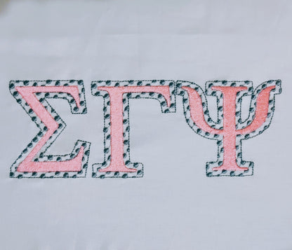 Polka Dot Classic Sororities Greek Font