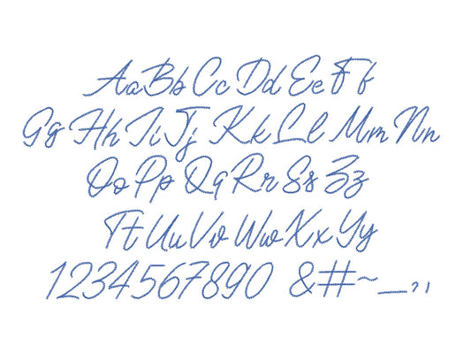 Big 2-Outlines Fill Stitch Athletic Varsity Font