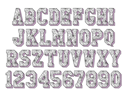 Halloween Spiderweb Shadow Font
