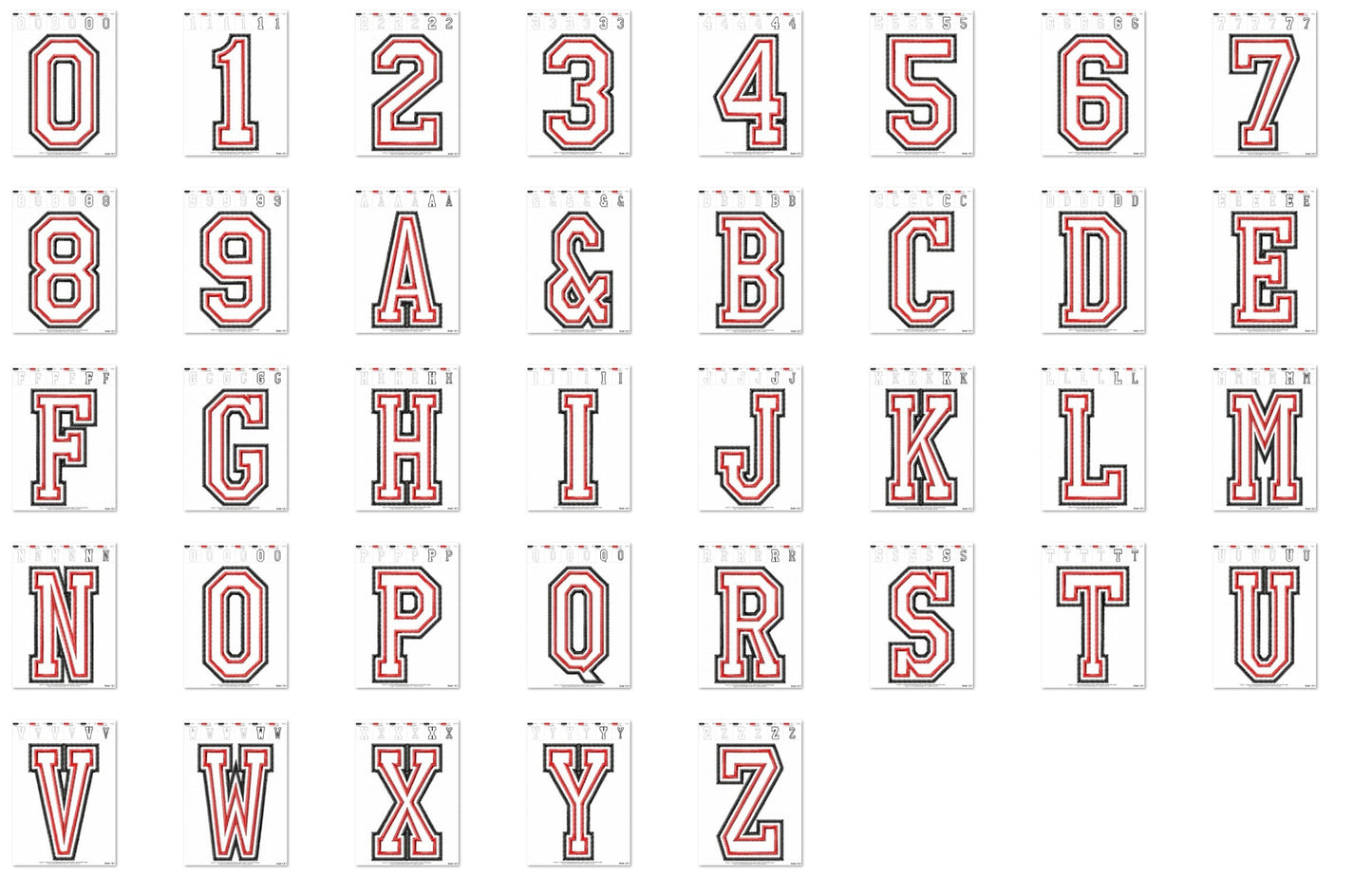 Big Glitter HTV Vinyl Narrow Sport Font