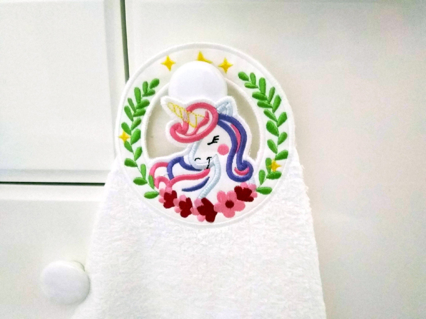 Unicorn Towel Hanging Hole Topper ITH