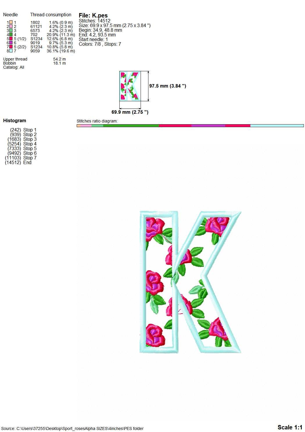 Girly Sport Rose Font