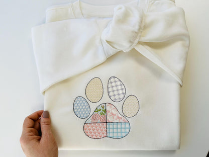 Patchwork Patterned Paw