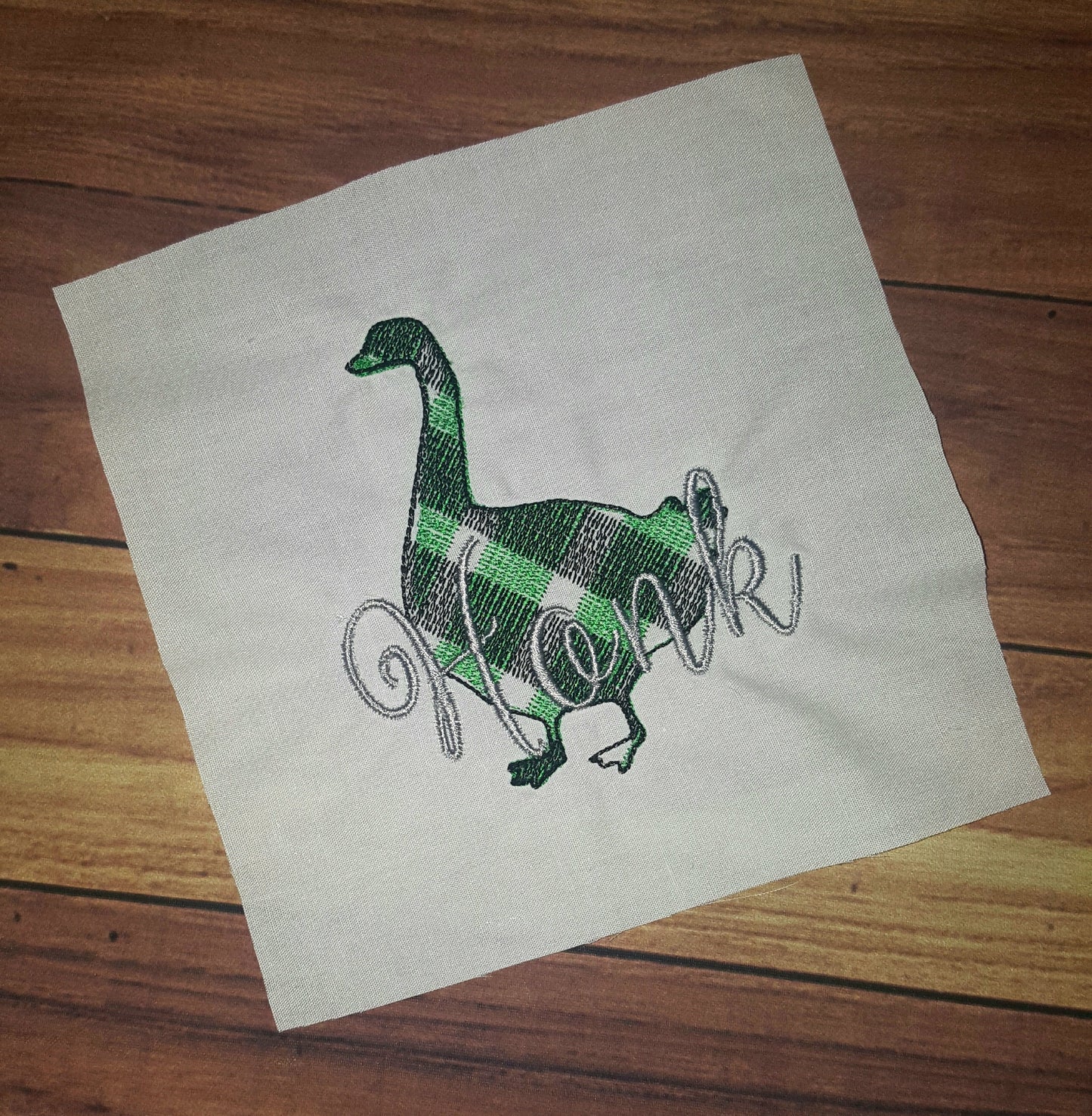 Gingham Plaid Patterend Farm Animals Set