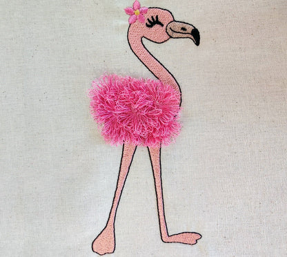 Fringed Flamingo Girl