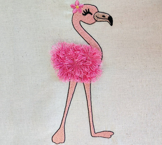 Fringed Flamingo Girl