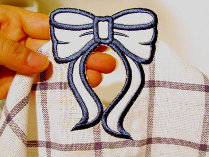 Bow Towel Hanging Hole Topper
