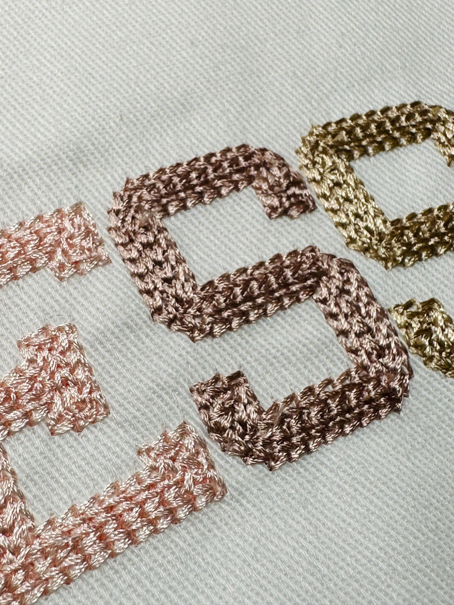 Hand Stitch Effect Sport Chain Font