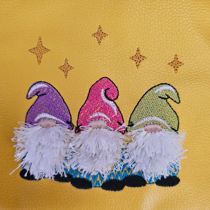 Fringed Christmas Gnome Trio