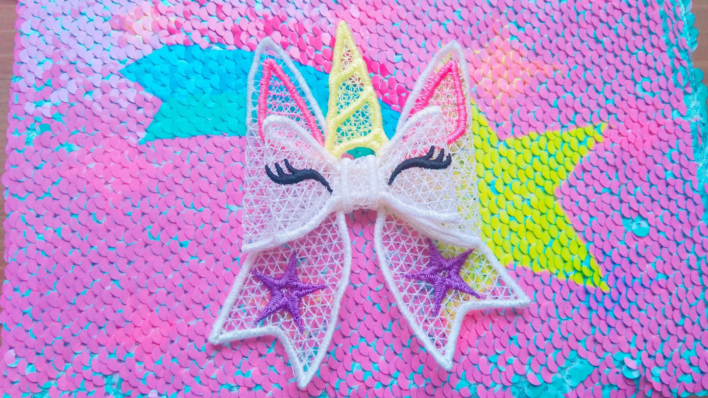 Unicorn Double Layer Big Bow FSL