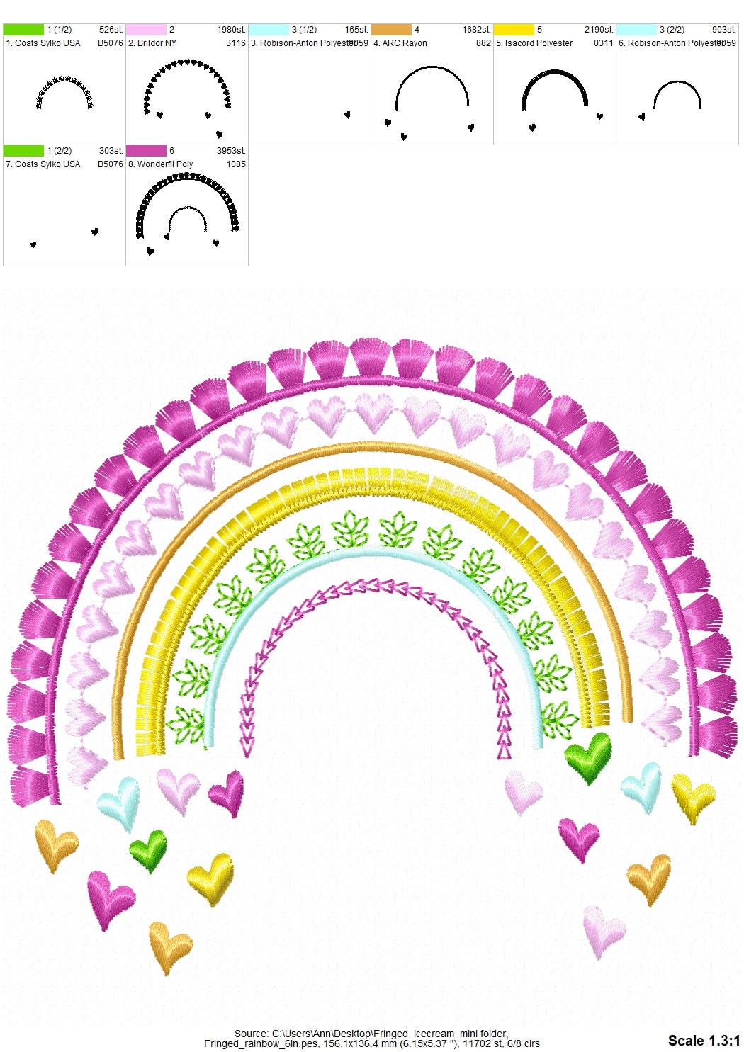 Boho Rainbow with Fringed Tassel Arc