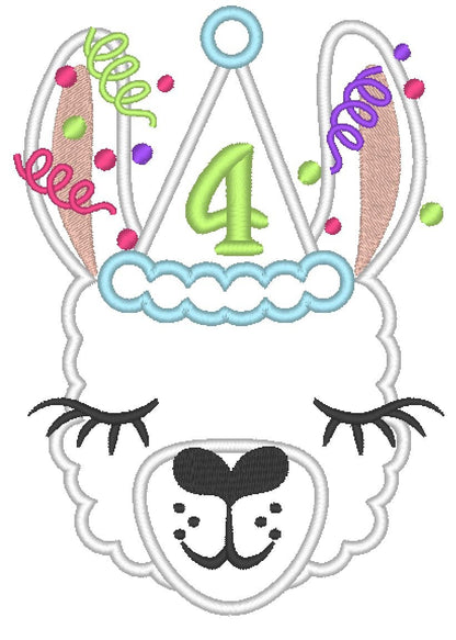 Llama Alpaca Birthday Hat Number Set
