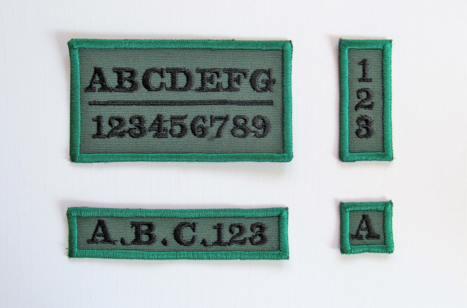 Classic simply patch shapes and mini font set, square patch, rectangle ...