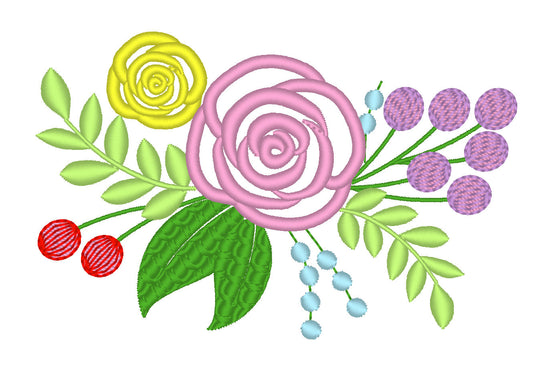 Shabby Chic Floral Bouquet