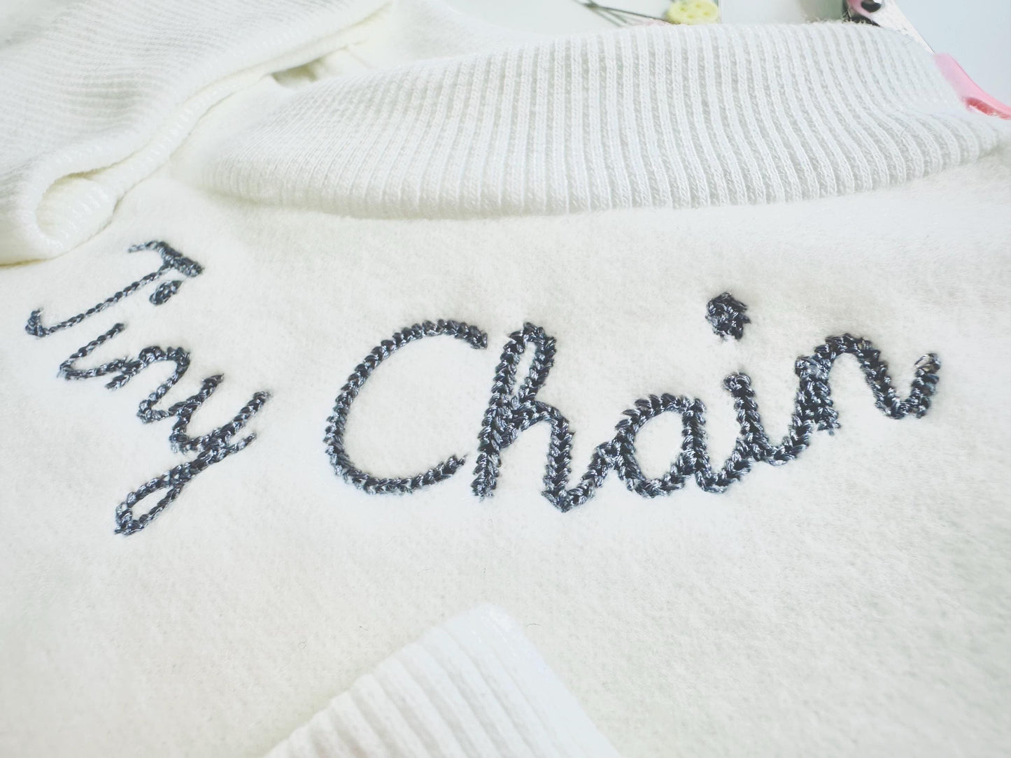 Tiny Playful Chain Stitch Handwritten Font