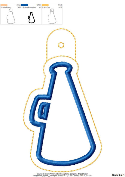 Cheerleader Sports Keychain Set