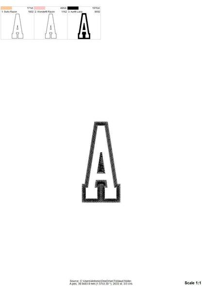 Narrow Athletic Sport Font Outline