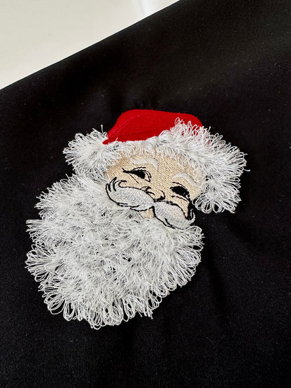 Fringed Christmas Santa Face