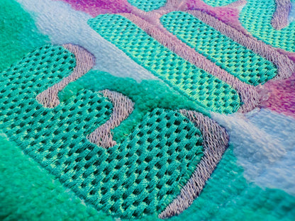 Waffle Stitch Shadow Font