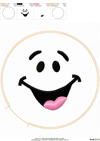 Snowball Set of 6 ITH