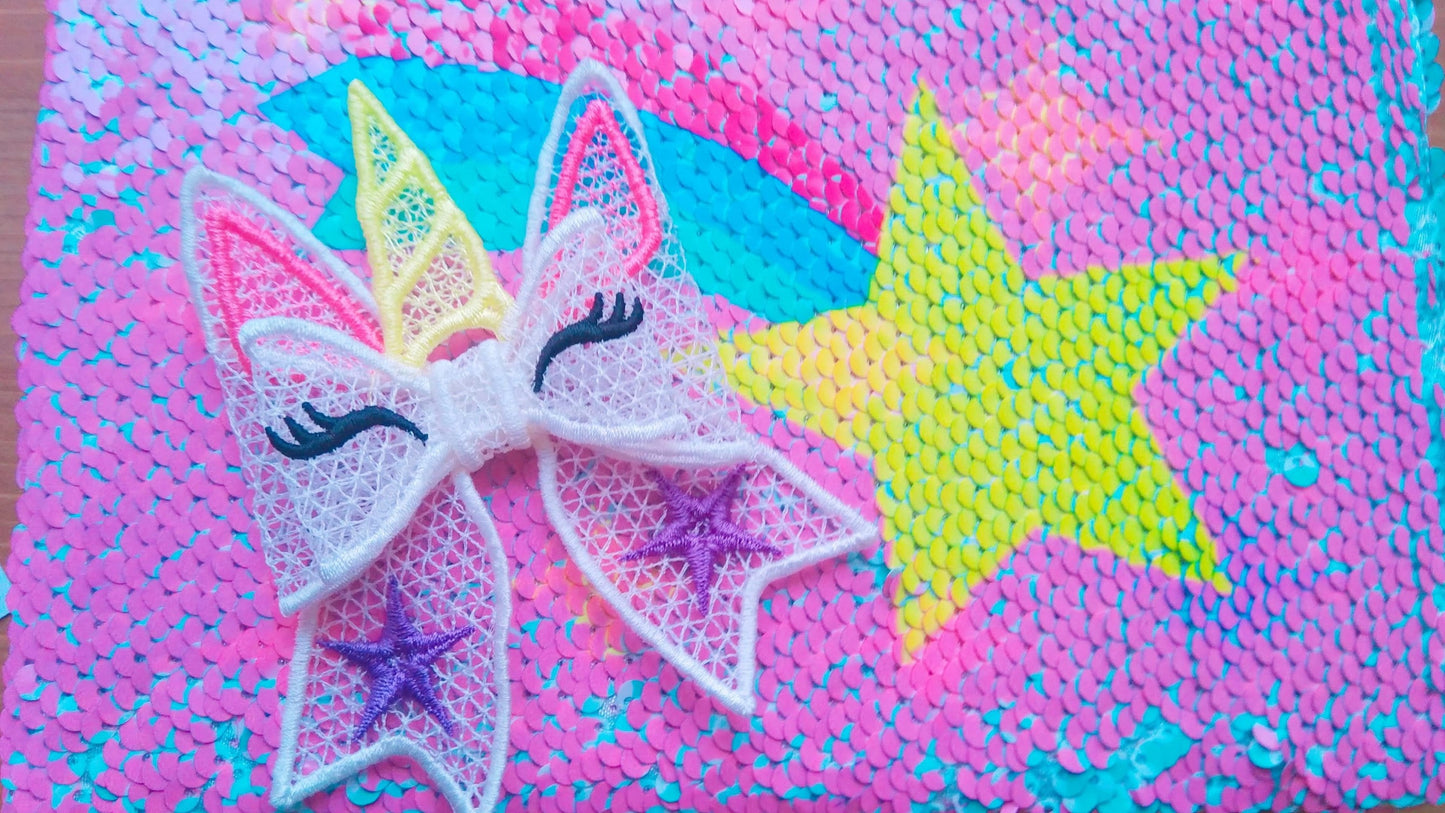 Unicorn Double Layer Big Bow FSL
