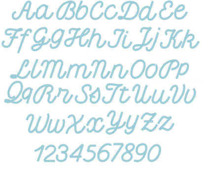 Gingham Block and Fringed Font Set