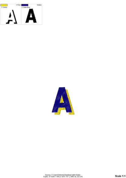 Block Shadow Sport Font