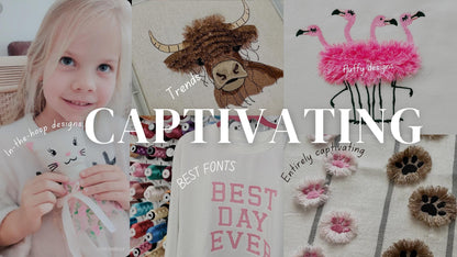 Classic Block Birthday Numbers Applique