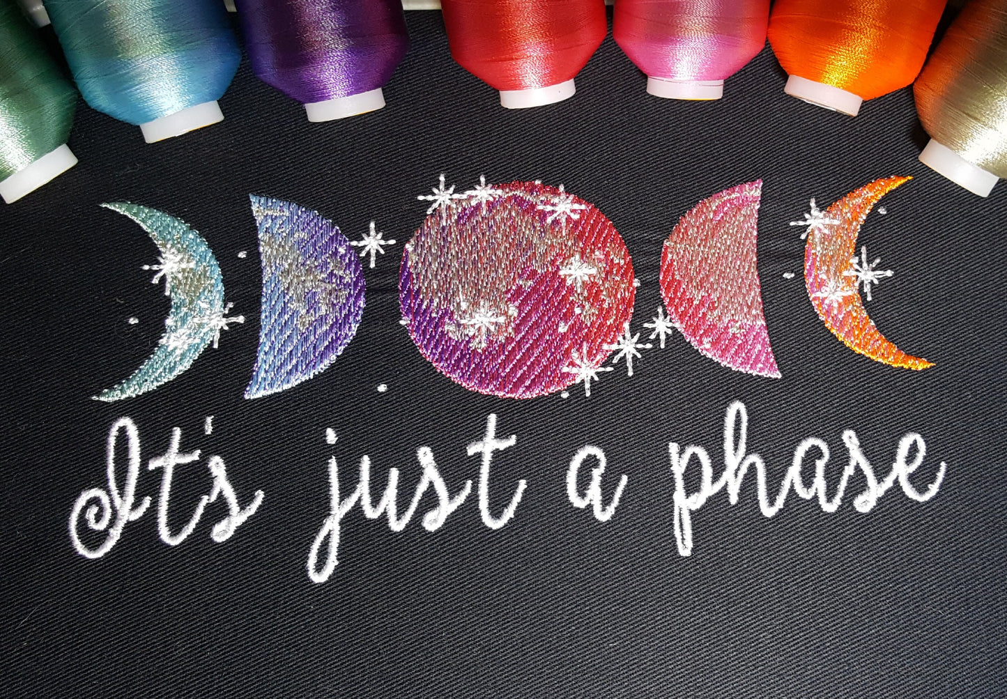 It's Just a Phase Iridescent Moon