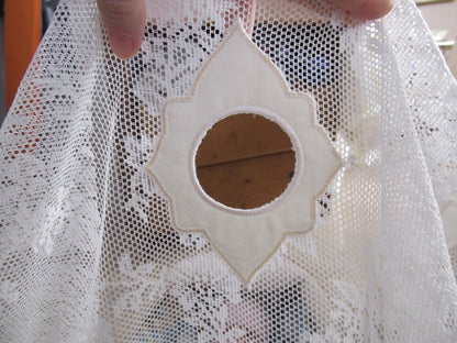 Floral Curtain Holes ITH