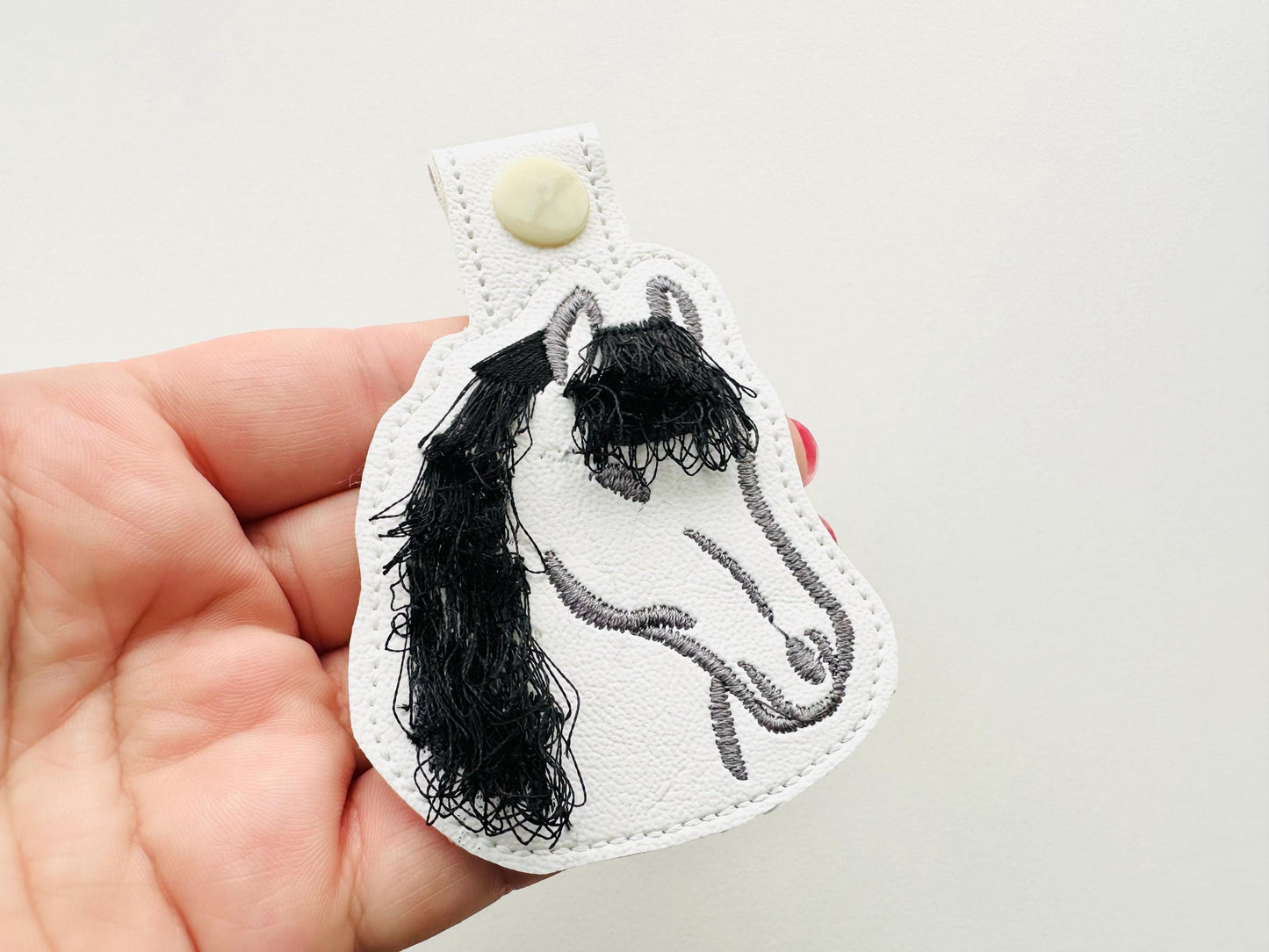 Horse Fringed Hair Keychain