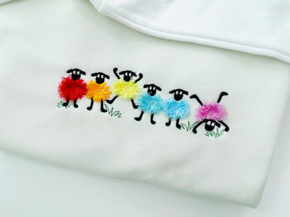 Fringed Funny Sheep Lamb 6
