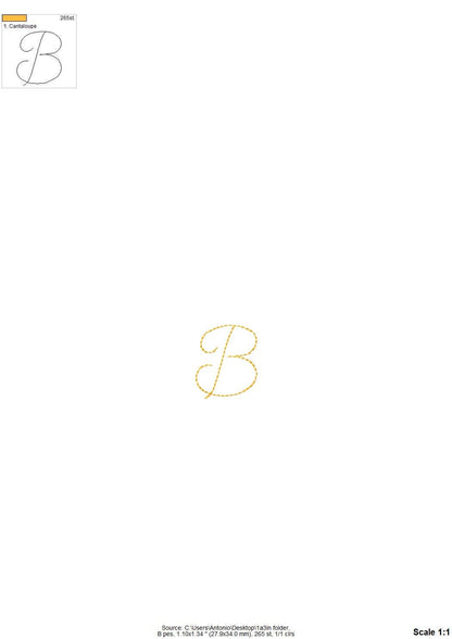 Bean Stitch Mini Line Font