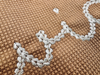 Extra Bold Chain Stitch Handwritten Font Olivia