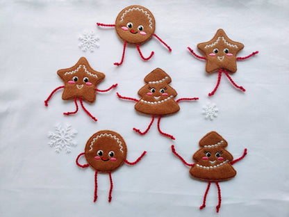 Gingerbread Man Cookie Christmas Set