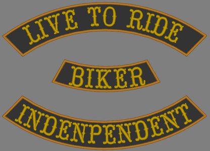 Arc Shape for Rocker and Mini Font