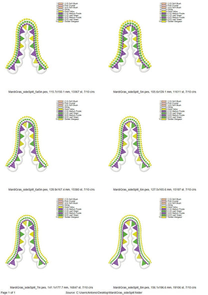 Mardi Gras Carnival Pearls
