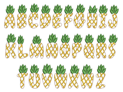 Tutti Frutti Fruit Font Set of 4