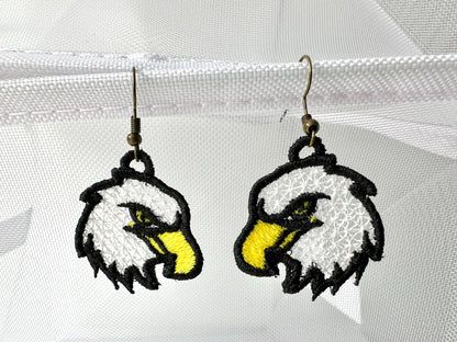 American Bald Eagle Earrings Charm