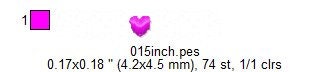 Mini Heart Monogram Accent