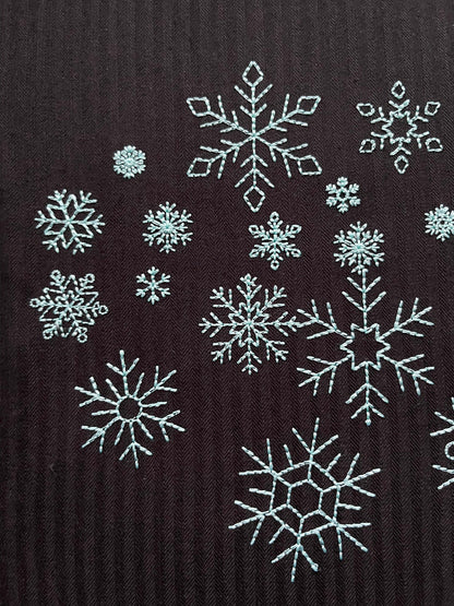 Micro Mini Single Snowflake Set of 16