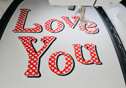 Gingham Christmas Shadow Font