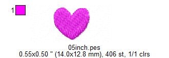Mini Heart Monogram Accent