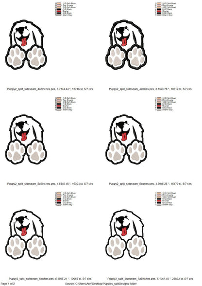 Awesome Dog Puppy Paw Applique