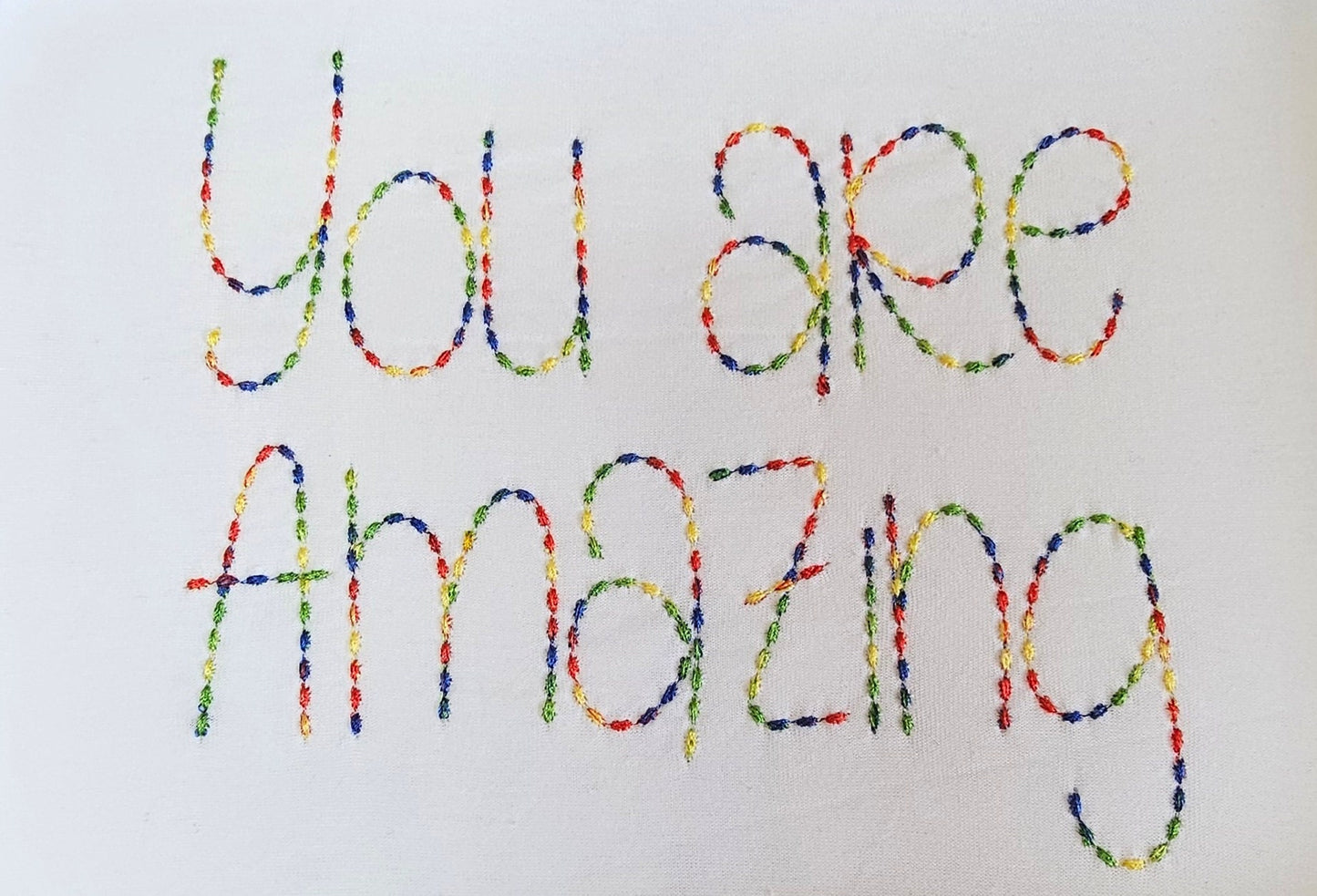 Hand Stitch Effect Font